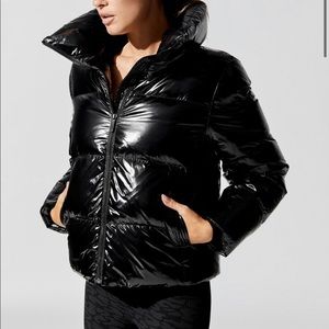 SOLD-Carbon 38 PUFFER JACKET IN TAKARA SHINE-SOLD